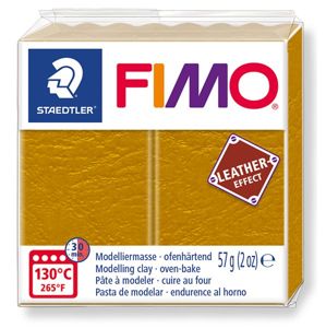 FIMO LEATHER efekt - okrová