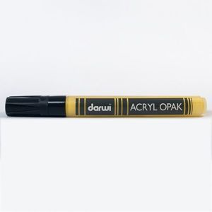 DARWI Akrylová fixa - silná - 6 ml/3 mm - tmavě žlutá