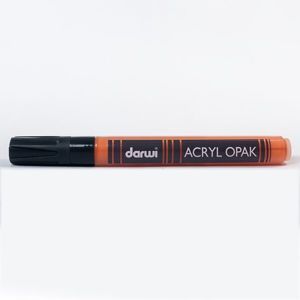 DARWI Akrylová fixa - silná - 6ml/3mm - oranžová