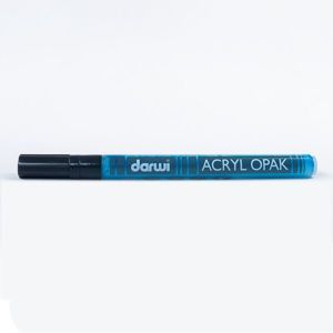 DARWI Akrylová fixa - tenká - 3ml/1mm - světle modrá