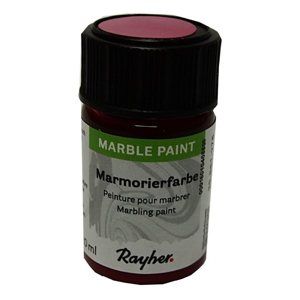 Mramorovací barva Rayher Marble Paint 20 ml - fuchsiová růžová