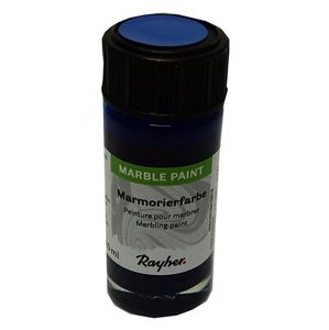 Mramorovací barva Rayher Marble Paint 20 ml - královská modrá