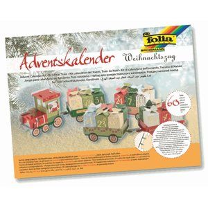 Adventní kalendář - 60 dílů - Vánoční vláček