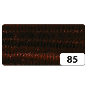 Modelovací drátky - průměr 8 mm, délka 50 cm, 10 ks - barva čokoládová hnědá