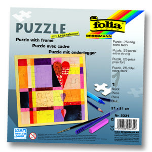 Puzzle s rámečkem 21 x 21 cm