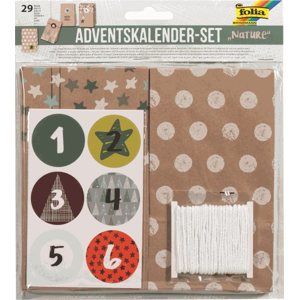 Adventní kalendář - papírové sáčky 