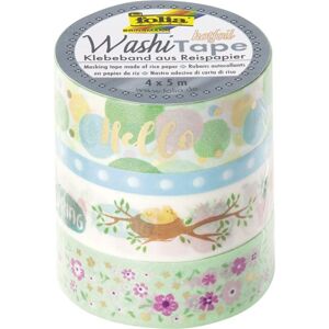 Washi Tape - dekorační lepící páska - 4 ks - JARO