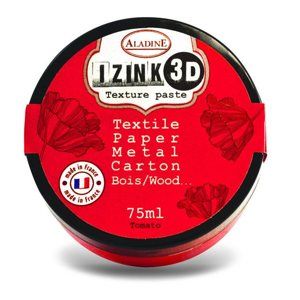 3D strukturovací pasta IZINK, červená