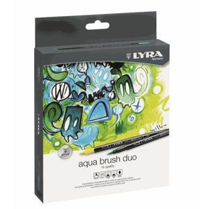 Sada uměleckých fixů LYRA Aqua Brush Duo 36 ks