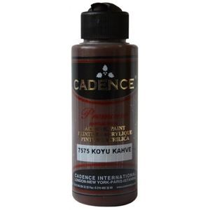 Akrylová barva Cadence Premium, 70 ml - tmavě hnědá