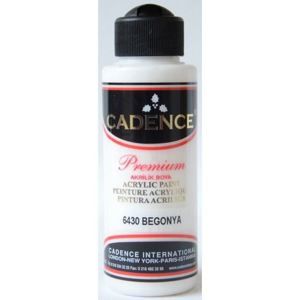Akrylová barva Cadence Premium, 70 ml - bílá begonie