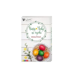 Barvy na vajíčka gelové perleťové, 5 ks