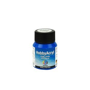 Hobby Acryl matt Nerchau - 59 ml - neon modrá