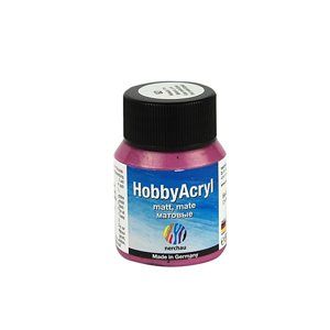 Hobby Acryl matt Nerchau - 59 ml - metalíza růžová