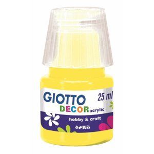 Akrylová barva Giotto Decor matt 25 ml - žlutá