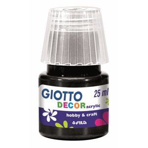 Akrylová barva Giotto Decor matt 25 ml - černá