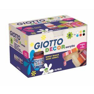 Sada akrylových barev Giotto Decor matt 6 × 25 ml