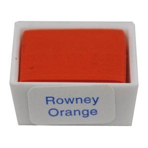 Umělecká akvarelová barva Daler-Rowney Aquafine  1/2 pánvička - oranžová