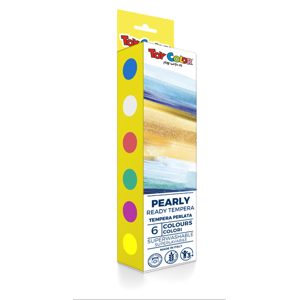 Temperové barvy Toy Color, perleťové - 6 x 25 ml