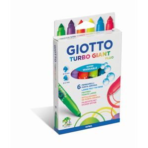 Sada fixů Giotto - fluorescenční odstíny, 6 ks