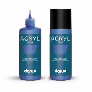Akrylová barva DARWI ACRYL OPAK 80 ml, tmavě modrá