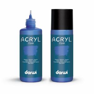 Akrylová barva DARWI ACRYL OPAK 80 ml, primární modrá
