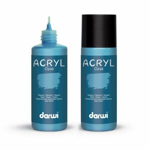 Akrylová barva DARWI ACRYL OPAK 80 ml, tyrkysová