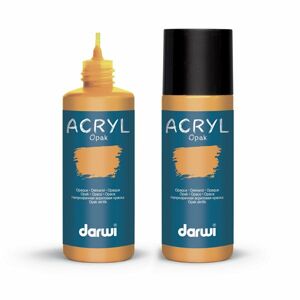 Akrylová barva DARWI ACRYL OPAK 80 ml, okrová