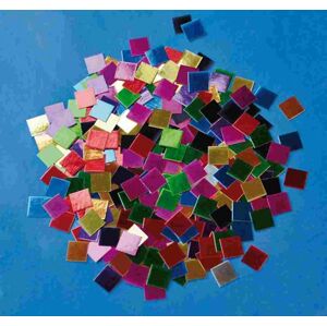 Papírová mozaika - metalické lesklé čtverečky - maxi balení - 10 000 ks, 1 x 1 cm