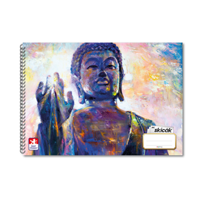 Skicák A4, 50 listů, 190 g/m2 - Budha