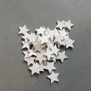 Dekorační dřevěné ozdoby - hvězdy (60ks)