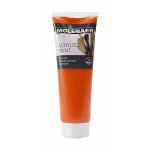 Akrylová barva Molenaer 250 ml - oranžová