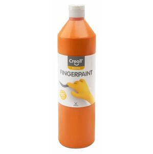Prstová barva HAPPY INGREDIENTS, oranžová - 750 ml