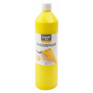 Prstová barva HAPPY INGREDIENTS, žlutá - 750 ml