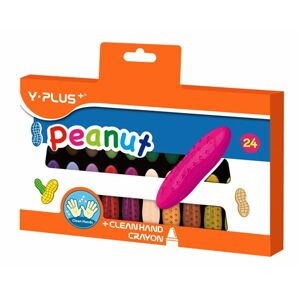 Plastové pastelky PEANUT - 24 barev