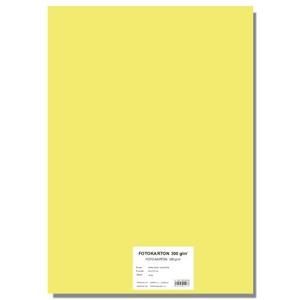 Fotokarton A4, 300g/10listů - světle žlutý