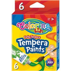 Temperové barvy Colorino 12 ml - 6 barev