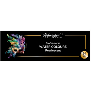 Sada akvarelových barev Professional Water colours Pearlescent 24 ks