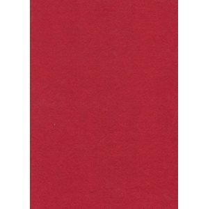 Dekorační filc A4 - červený (1 ks)