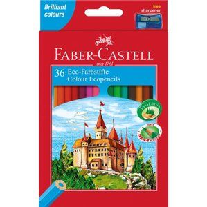 Pastelky Faber-Castell šestihranné, pap.krabička 36ks