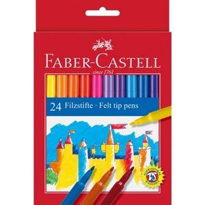 Fixy Faber-Castell - kulaté, 24ks