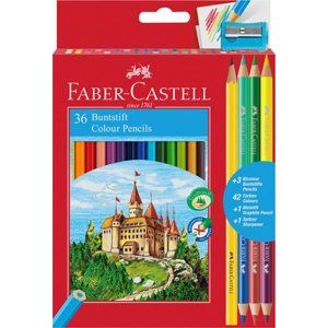 Pastelky Faber-Castell šestihranné, 36ks +3ks