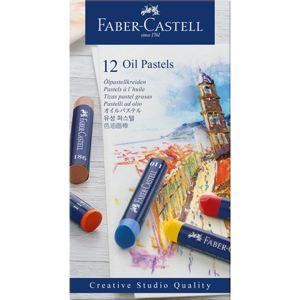 Olejové pastely Faber-Castell Goldfaber, 12 ks