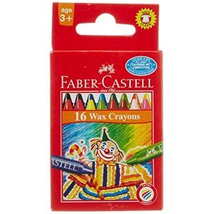 Voskovky Faber-Castell kulaté pap.krabička 16ks