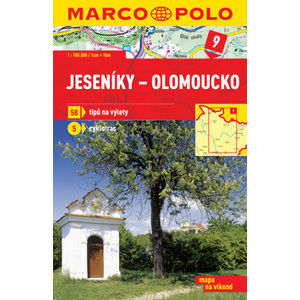 Jeseníky - Olomoucko - mapa 1:100 000 + průvodce na víkend