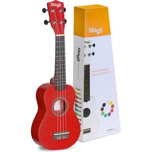 Sopránové ukulele - US červené