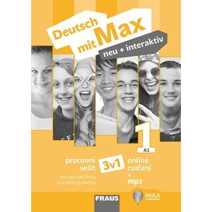 Deutsch mit Max neu + interaktiv 1 - pracovní sešit (3v1) - Tvrzníková J., Poul O., Zbranková M.