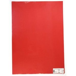 Kreslicí karton barevný A2 125 g - 20 ks - červená
