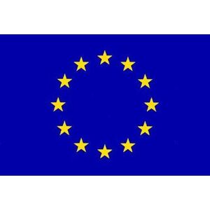 Vlajka EU - karabiny na zavěšení 100×150