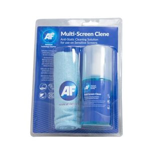 AF Multi-screen Cleen - Antistatický čistič obrazovek (CRT, LED, LCD) 200ml, včetně utěrky